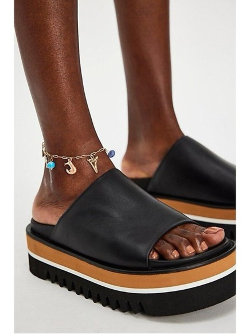 Paloma Barcelo Leather Slide Sandals 🇪🇸